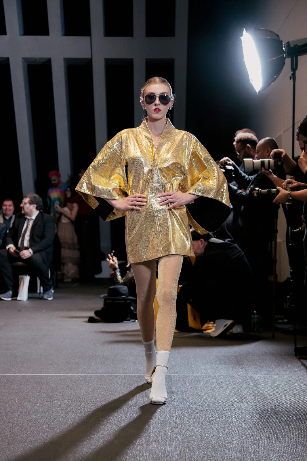 Couture gown on the Couture Fashion Night runway